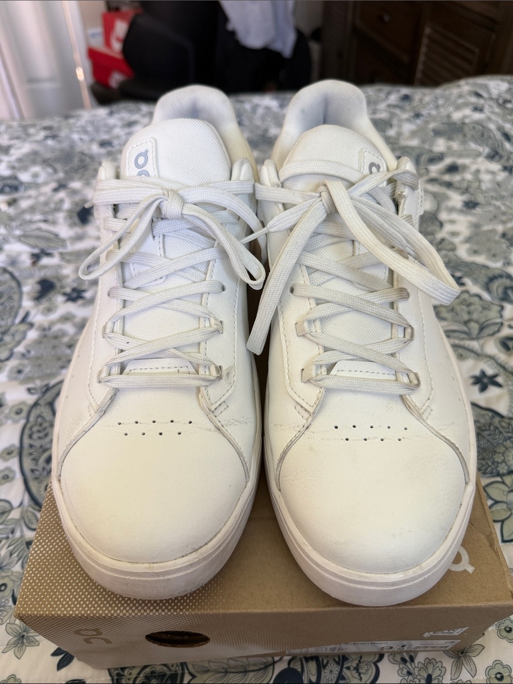 On Running White Low Top Sneakers